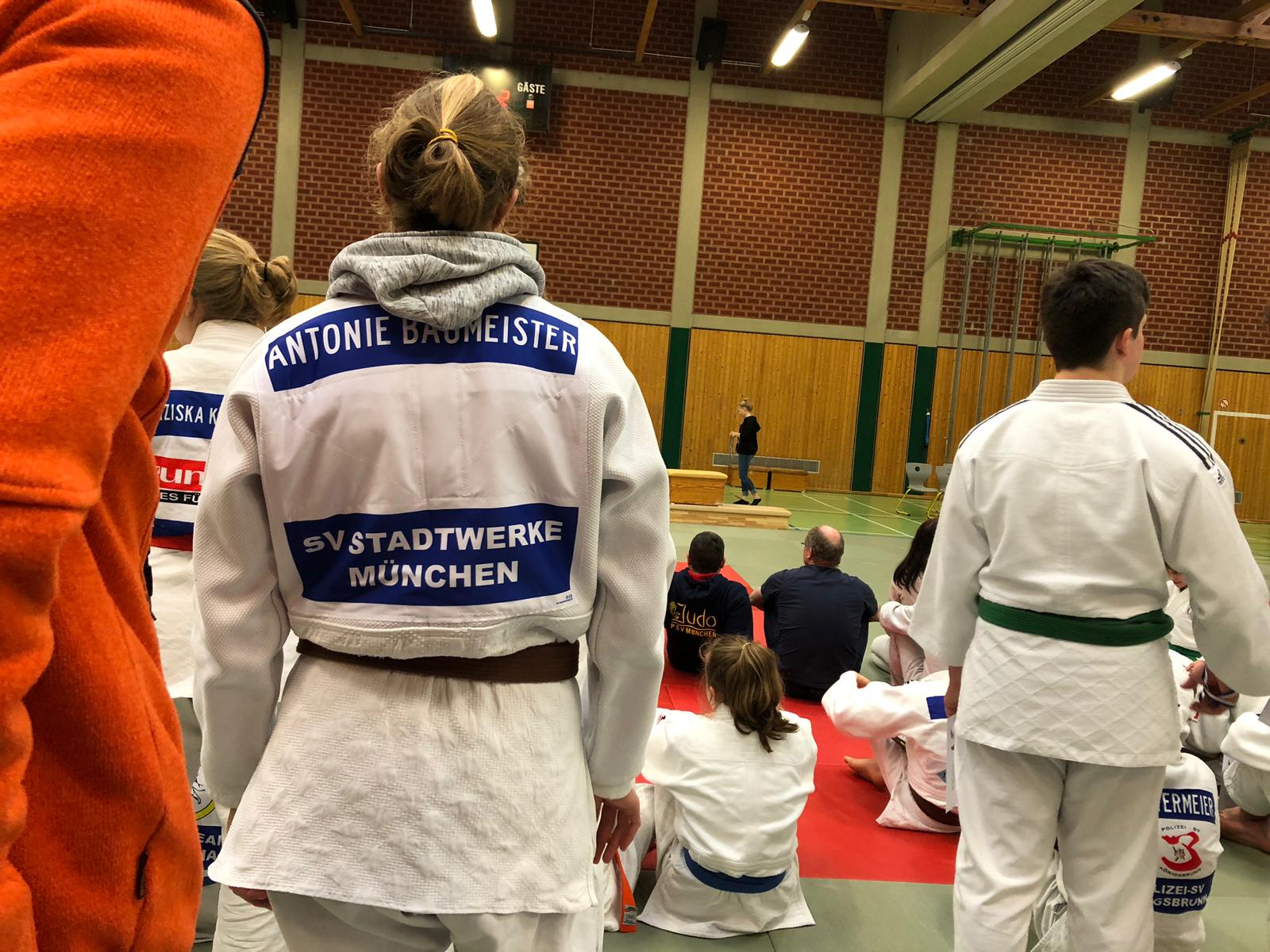 Konzentration vor dem Judokampf